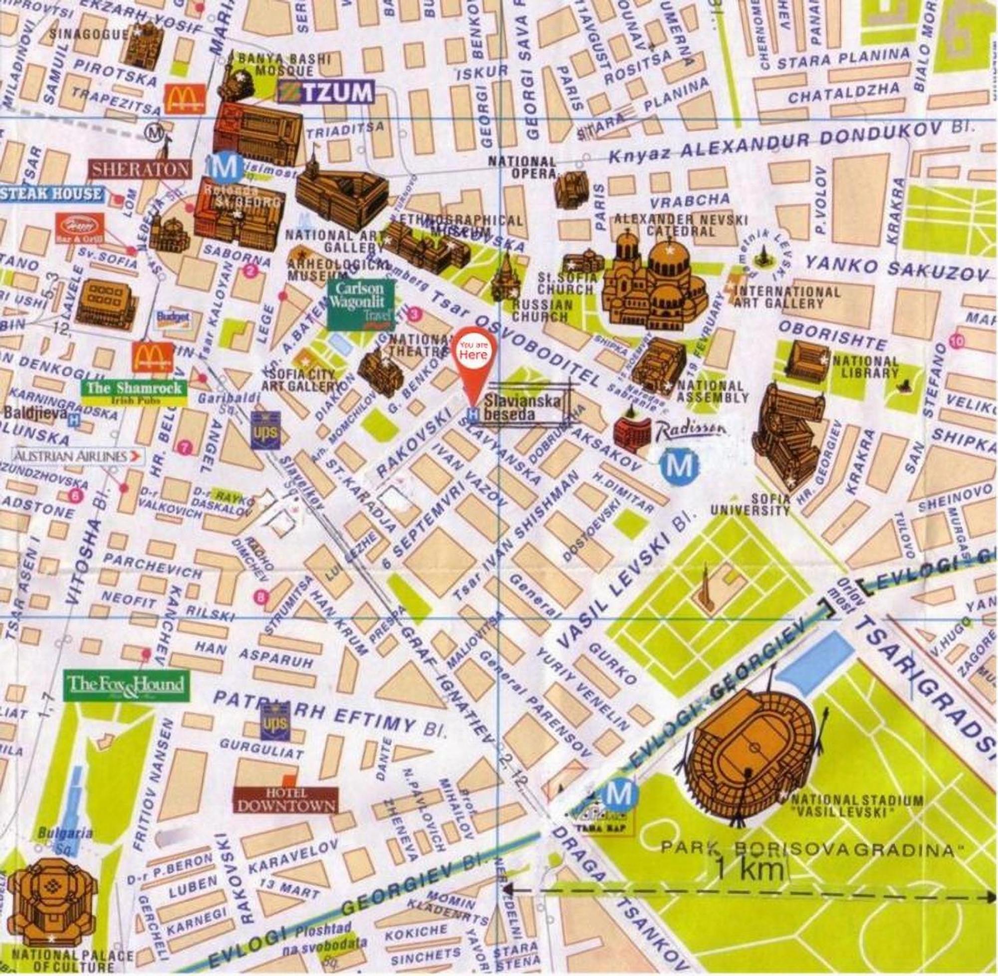 Top Center, 3Bdr, Heart Of The City, Free Secured Parking Sofía Exterior foto